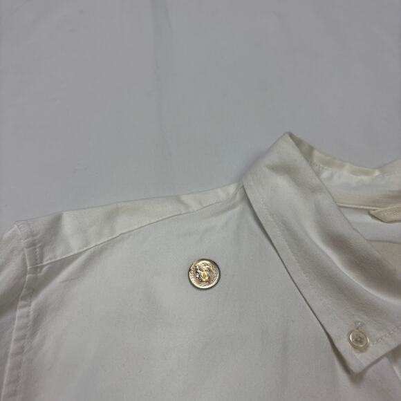 Buck Mason Button Down Long Sleeve Oxford Shirt Men's Large - Picture 12 of 14